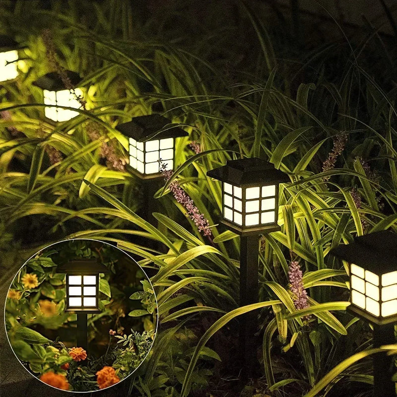 New 2/1PCS/Set Outdoor LED lighting solar courtyard lights palace lights plug-in lawn mini solar lights waterproof lawn lamp